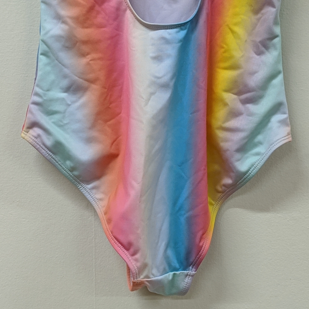 Rainbow One-Piece Swimsuit (4) - Picture 2 of 5